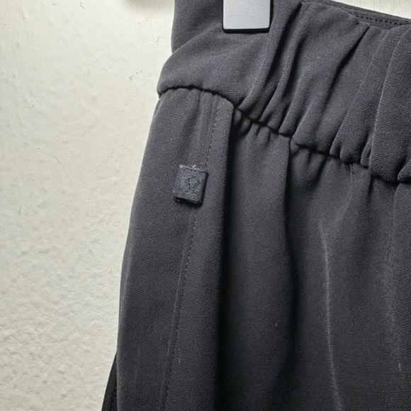 Lululemon Pants Women's Size 6 Black Noir Crop Waist Tie Flowy Office - Picture 7 of 9